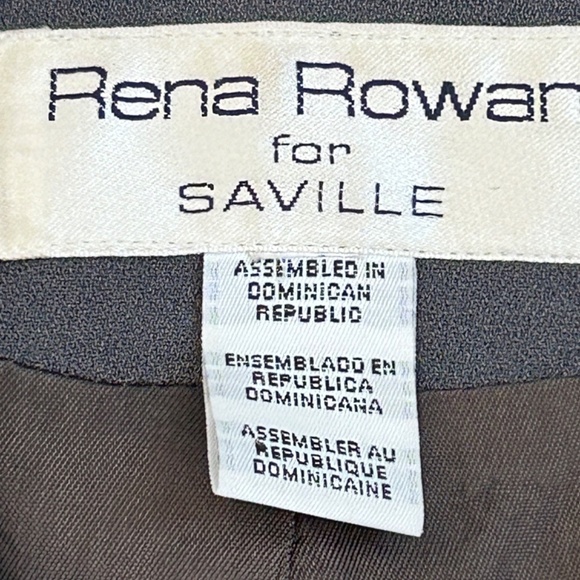 Rena Rowan for Saville Women's Gray Suit Skirt Sz 12 - Picture 11 of 16